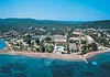  Aerial views of the clear blue sea, Messonghi Beach, Corfu